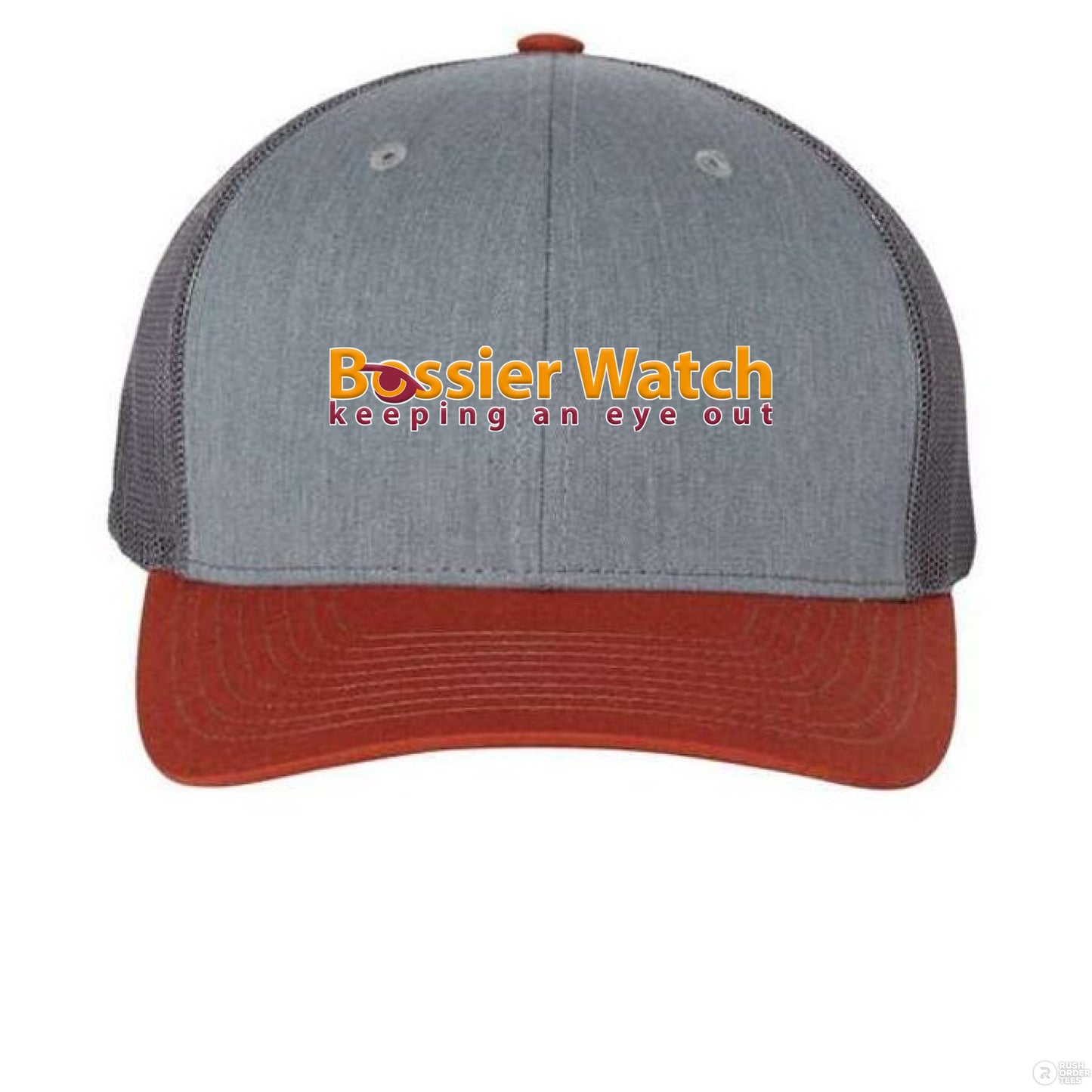 Heather Grey/ Charcoal/ Dark Orange - FRONT